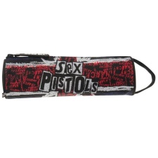 RockSax UK Flag Sex Pistols Pencil Case - Black/Grey/Red - One Size