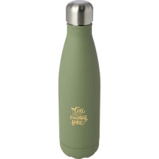 Cove Recycled Stainless Steel 500ml Insulated Water Bottle - Heather Green - One Size