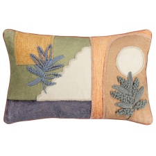 Furn Tulna Embroidered Cushion Cover - Multicoloured - 40cm x 60cm