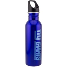 New York Giants Stainless Steel Water Bottle - Vibrant Blue - One Size