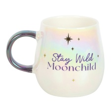 Something Different Stay Wild Moon Child Round Mug - White/Multicoloured - One Size