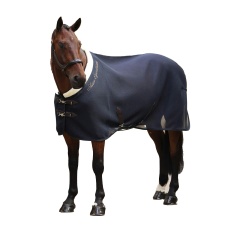 Shires Deluxe Standard-Neck Air Motion Horse Cooler Rug - Navy - 5´ 3"