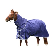 Shires Highlander Original Lite Horse Turnout Neck Cover - Navy - M