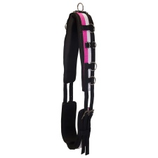 Imperial Riding IRHDeluxe Nylon Horse Lunging Girth - Neon Pink - Cob