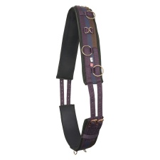 Imperial Riding IRHDeluxe Nylon Horse Lunging Girth - Multicoloured/Bordeaux - Pony