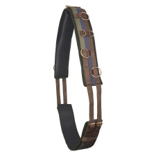 Imperial Riding IRHDeluxe Nylon Horse Lunging Girth - Multicoloured/Walnut - Full