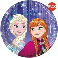 Frozen Snowflake Party Plates (Pack of 8) - Multicoloured - One Size