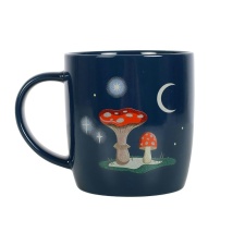 Something Different Gnome Sweet Gnome Mushroom Mug - Navy Blue - One Size