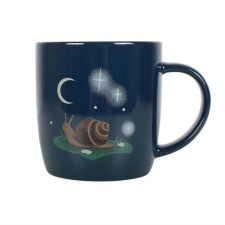 Something Different Gnome Sweet Gnome Snail Mug - Navy Blue - One Size