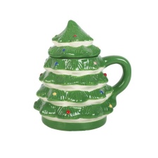 Something Different Christmas Tree Mug - Green - One Size