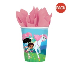 Nella the Princess Knight Paper 250ml Party Cup (Pack of 8) - Multicoloured - One Size