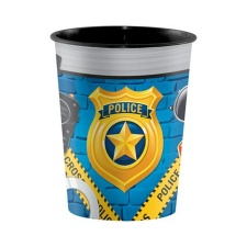 Creative Party Police Party 473ml Cup - Blue/Yellow/Black - One Size