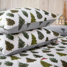 Furn Evergreen Brushed Cotton Duvet Cover Set - Pine Green - King