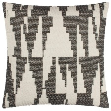 Hoem Ibizia Abstract Cushion Cover - Black - 50cm x 50cm