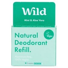 Wild Mint & Aloe Vera Natural Deodorant Refill 40G