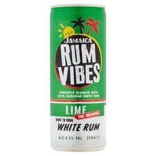 Jamaica Rum Vibes Sparkling Lime with White Rum 250ml