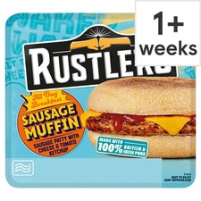 Rustlers All Day Breakfast Sausage Muffin 155G