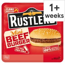 Rustlers Mini Beef Burgers 101G