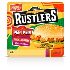 Rustlers Peri Peri Chicken Burger 129g