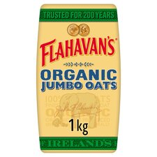 Flahavan's Irish Organic Jumbo Oats 1Kg