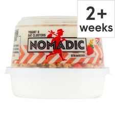 Nomadic Strawberry Oat Clusters Low Fat Yogurt 169G