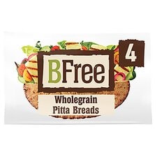 Bfree Wholegrain Gluten Free Pitta Bread 4X55g