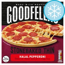 Goodfella's S/Bakd Thin Halal Pepperoni Pizza 328G