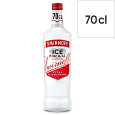 Smirnoff Ice Vodka Mixed Drink Bottle 4% Vol 70cl