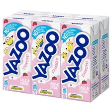 Yazoo Strawberry No Added Sugar Milk Drink 6 X 200 Ml