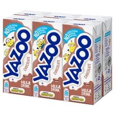 Yazoo Chocolate No Added Sugar Milk Drink 6 X 200 Ml