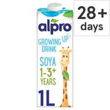 Alpro Soya Growing Up Long Life Dairy Free Drink 1-3+ Years 1L