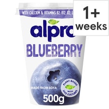 Alpro Blueberry Dairy Free Soya Yoghurt Alternative 500g