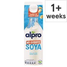 Alpro Soya No Sugar Chilled Dairy Free Drink 1L