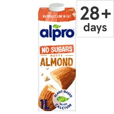 Alpro Almond No Sugar Long Life Dairy Free Drink 1L