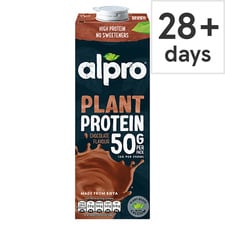 Alpro 50g High Protein Soya Chocolate Flavour Long Life Dairy Free Drink 1L