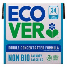 ECOVER Non Bio Laundry Capsules 34 Wash 0.578kg