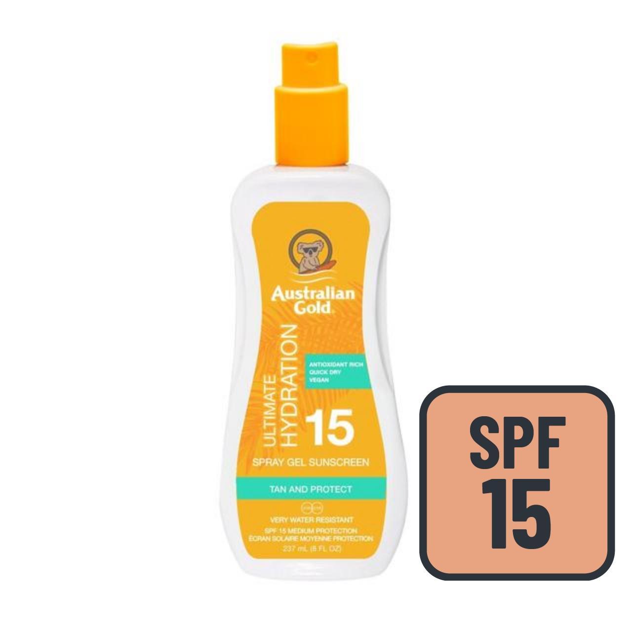 Australian Gold SPF 15 Sunscreen Clear Spray