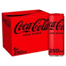 Coca-Cola Zero Sugar 6x250ml