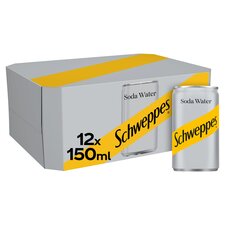 Schweppes Soda Water 12x150ml