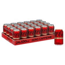 Coca-Cola Zero Sugar Zero Caffeine Soft Drink 24 x 330ml