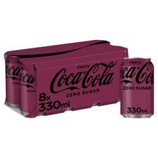 Coca-Cola Zero Sugar Cherry 8 x 330ml 