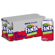 Fanta Zero Fruit Twist 8x330ml 