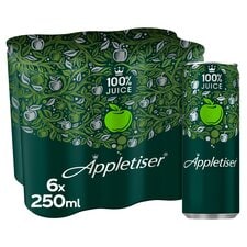 Appletiser 100% Apple Juice Lightly Sparkling 6x250 ml