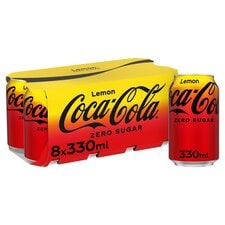 Coca-Cola Lemon Zero Sugar 8 x 330ml