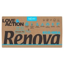 Renova Love & Action Facial Tissue 70 Sheets