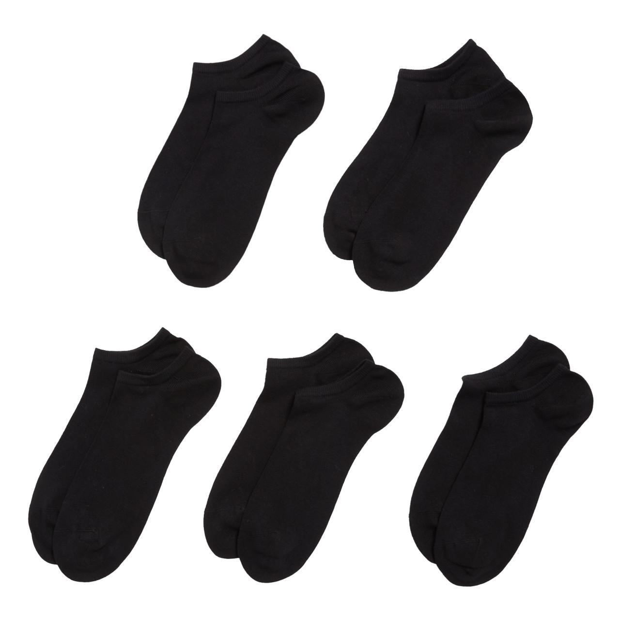 M&S 5 Pack Supersoft Trainerliner, 3-5, Black