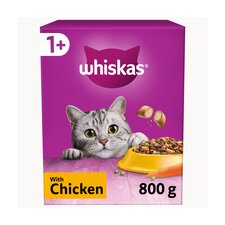 Whiskas Adult 1+ Dry Cat Food Biscuits Chicken 800G