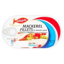 Graal Mackerel Fillets In Tomato 170G