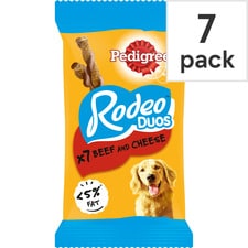 Pedigree Rodeo Duos Dog Food Treats Beef & Cheese 7 sticks 123g