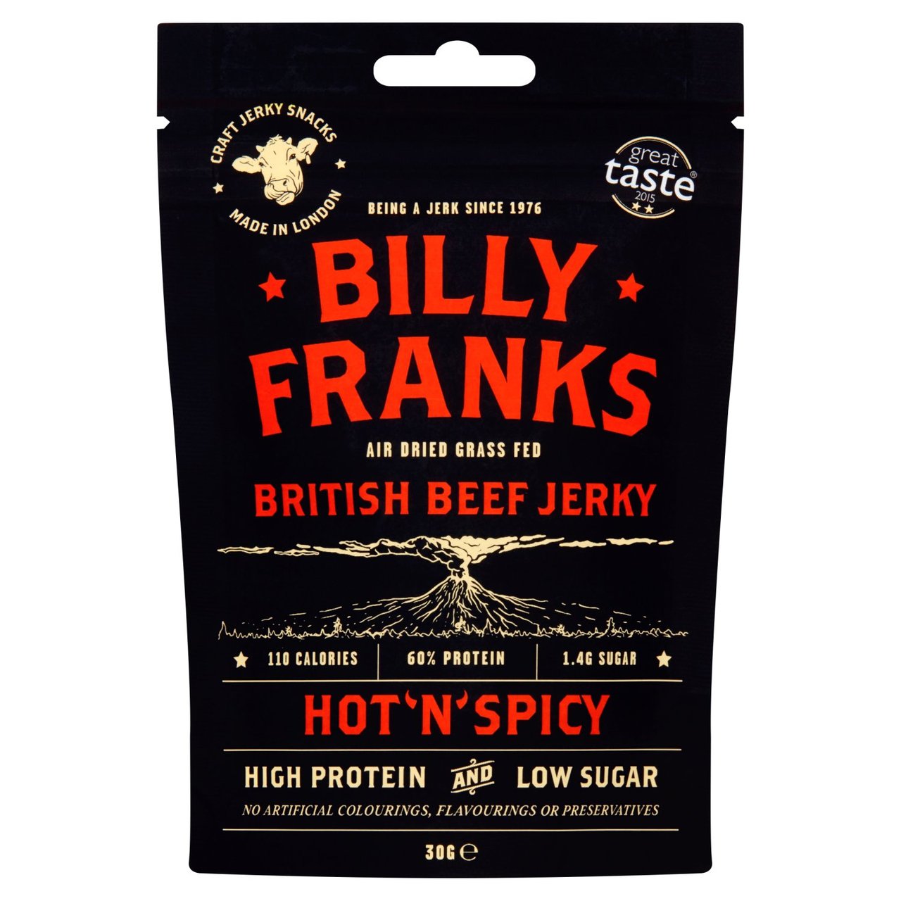 Billy Franks Hot 'N' Spicy Beef Jerky